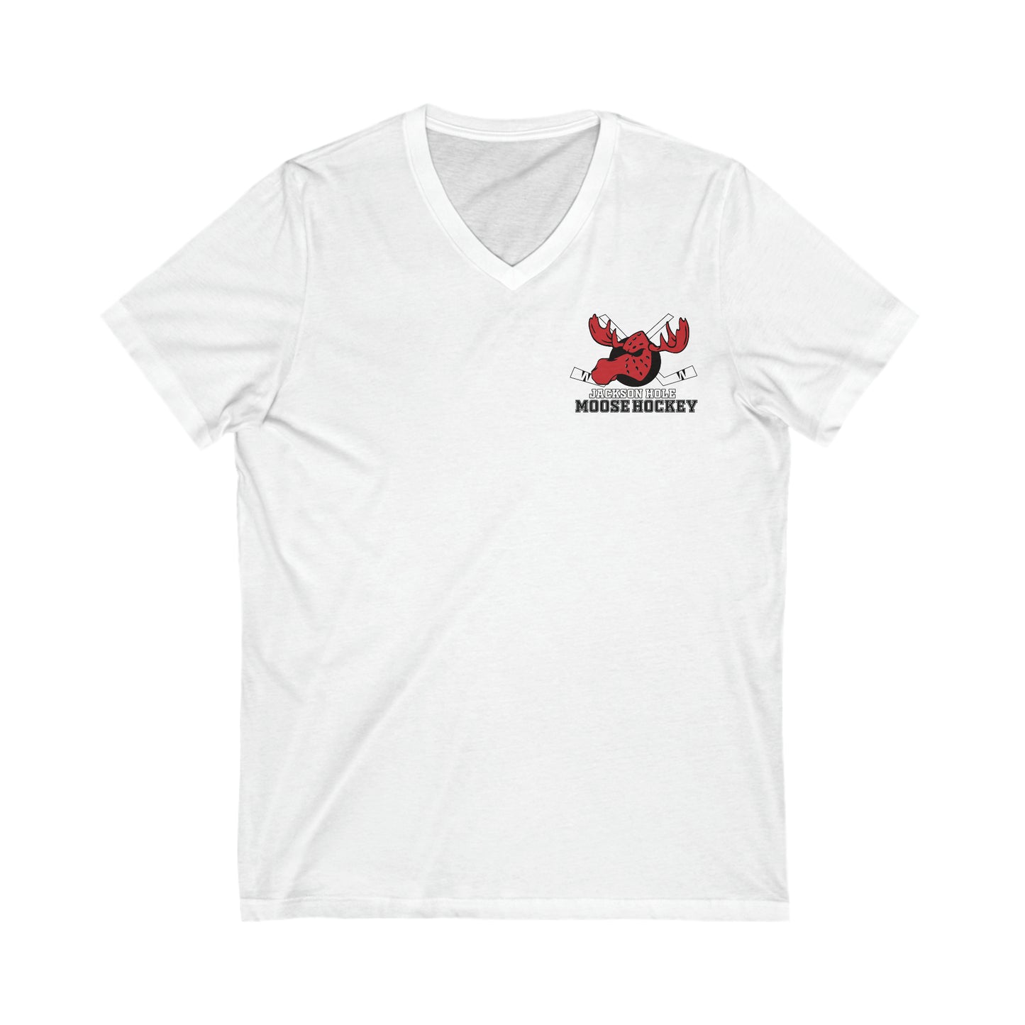 JH Moose Hockey Short Sleeve V-Neck Tee