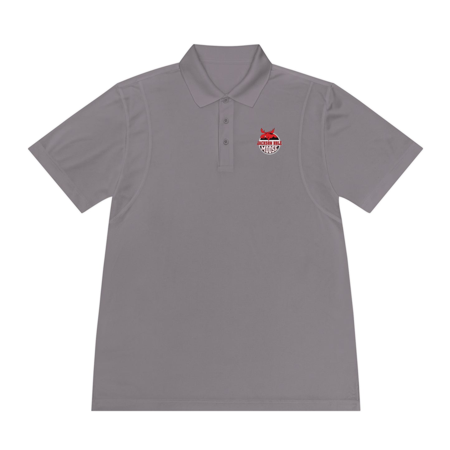 Men's Moose Over the Tetons Sport Polo Shirt