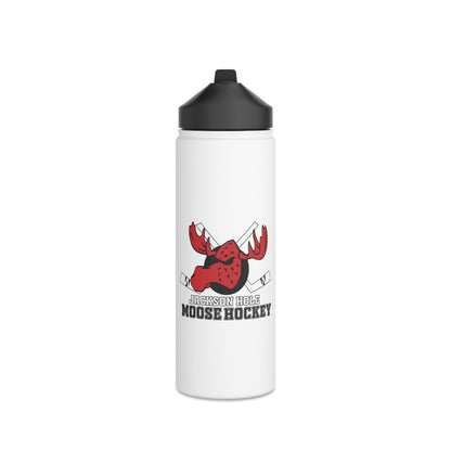 JH Moose Hockey Stainless Steel Water Bottle