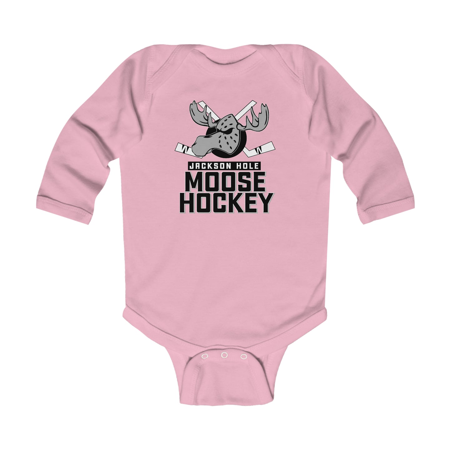 JH Moose Hockey Infant Long Sleeve Onesie
