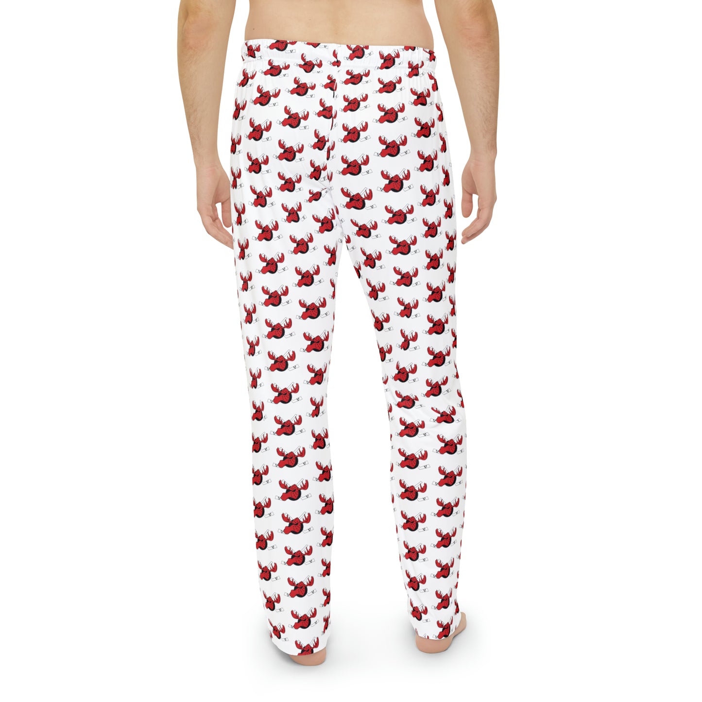 Men's Moose Hockey Pajama Pants