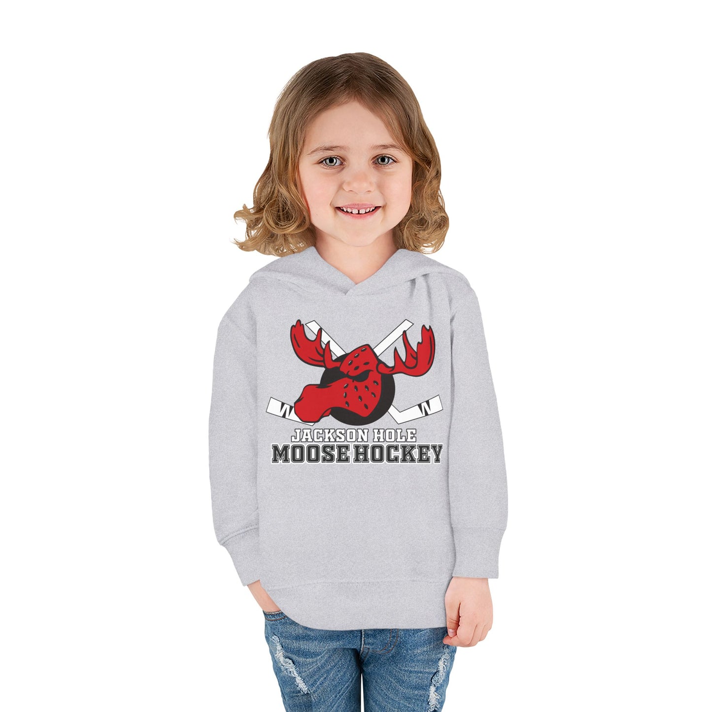 JH Moose Hockey Toddler Pullover Fleece Hoodie