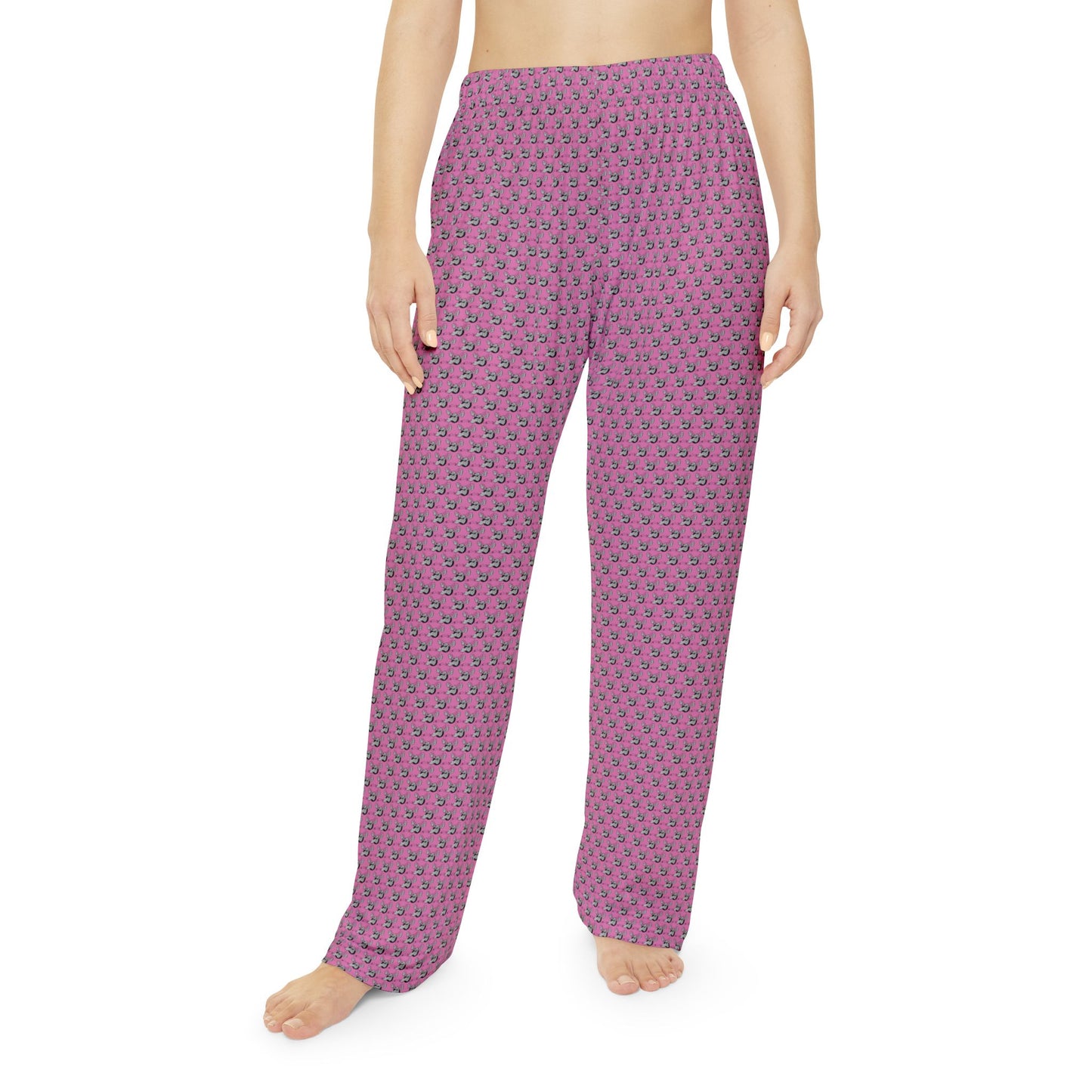 * NEW* Women's Moose Hockey Pajama Pants (Pink)