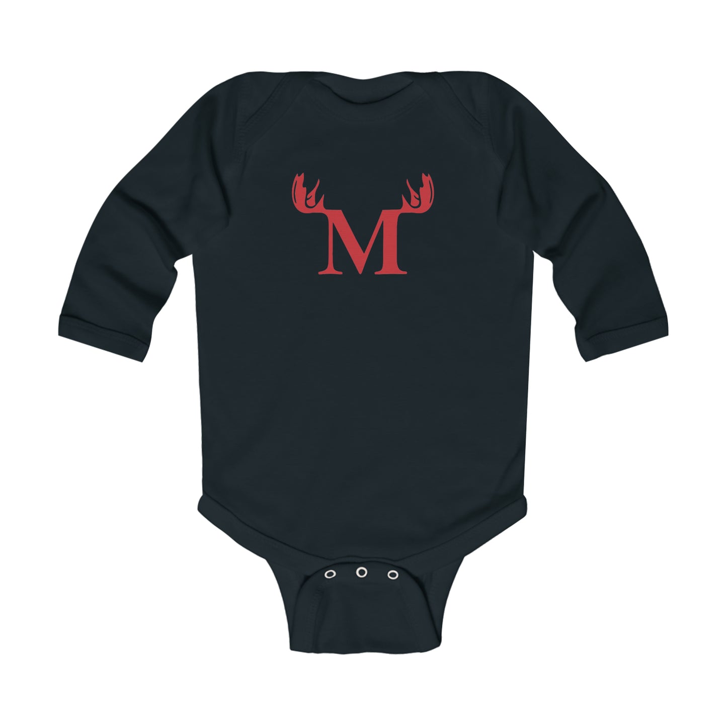 The "M" Infant Long Sleeve Onesie
