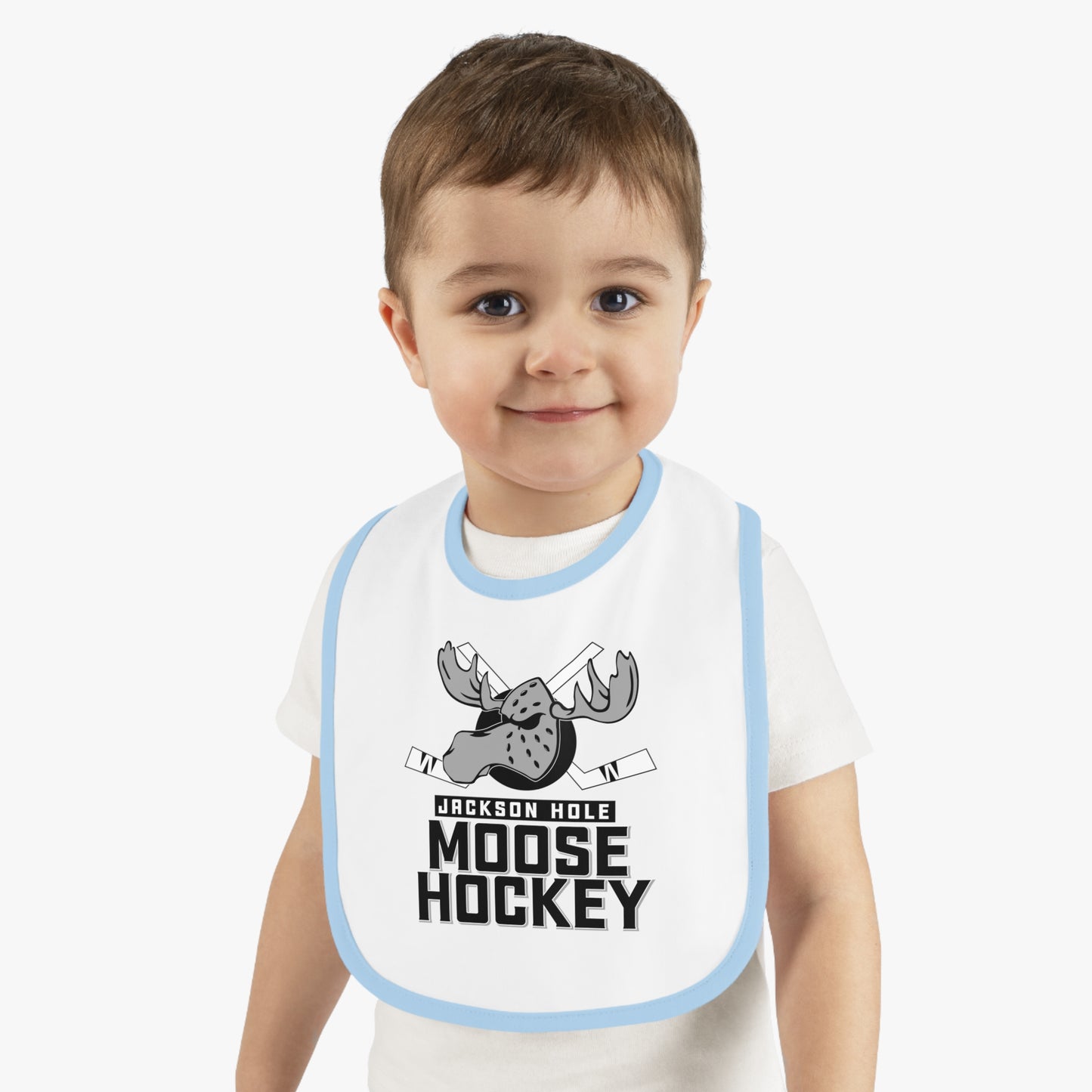 JH Moose Hockey Baby Jersey Bib