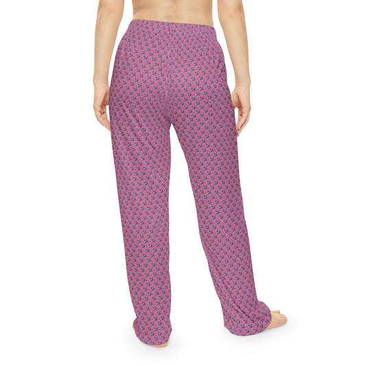* NEW* Women's Moose Hockey Pajama Pants (Pink)