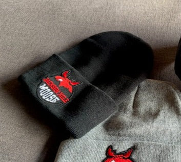 JH Moose Over the Tetons Patch Beanie - Black