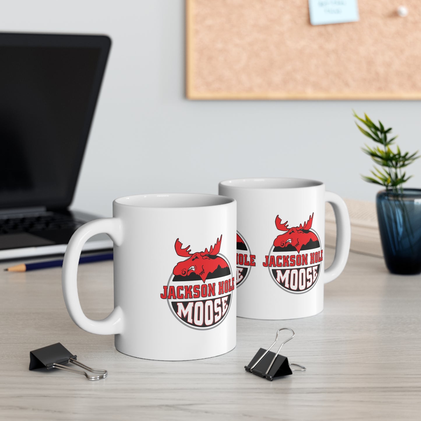 JH Moose Hockey Coffee Mug