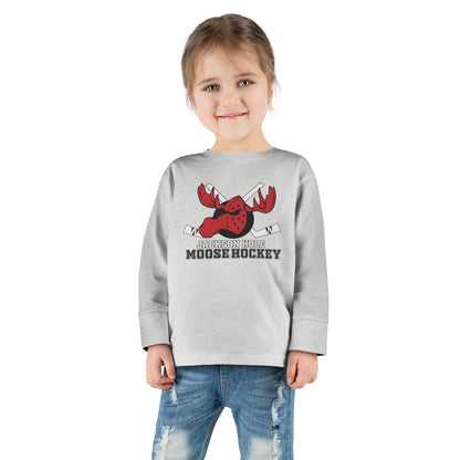 JH Moose Hockey Toddler Long Sleeve Tee (Heather)