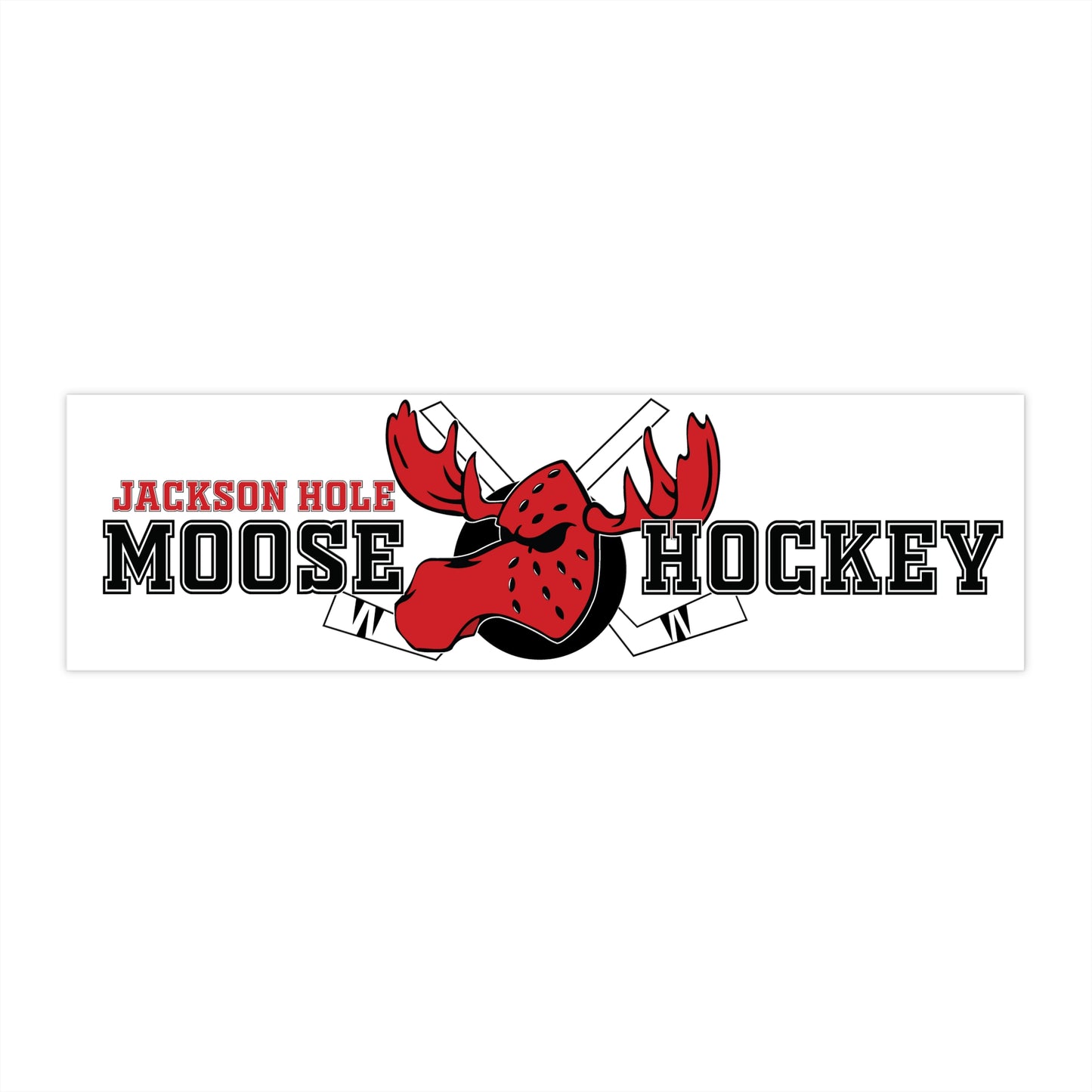 JH Moose Hockey Bumper Sticker