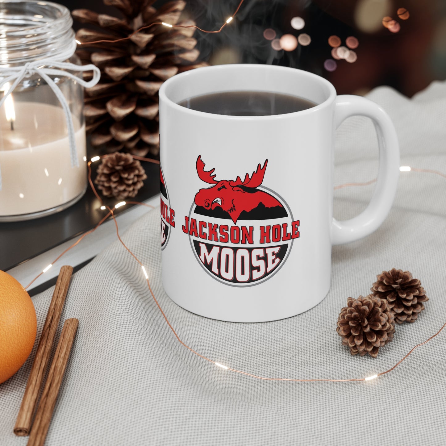 JH Moose Hockey Coffee Mug