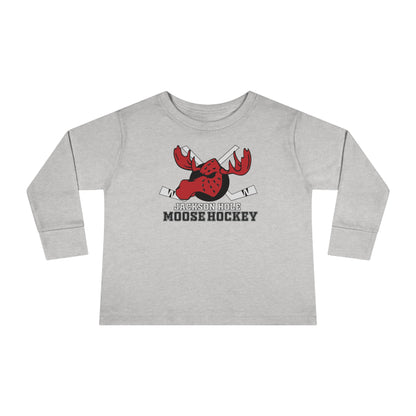 JH Moose Hockey Toddler Long Sleeve Tee (Heather)
