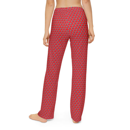 *NEW* Kids Moose Hockey Pajama Pants (Red)